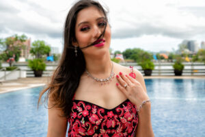 Sukrita impressed us with her Jewellery