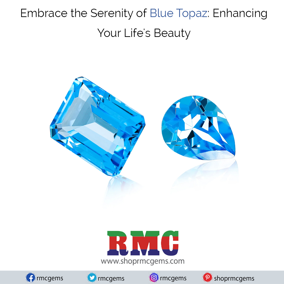Blue Topaz Brilliance: Discover the Magic with RMC GEMS, the World’s Number 1 Supplier